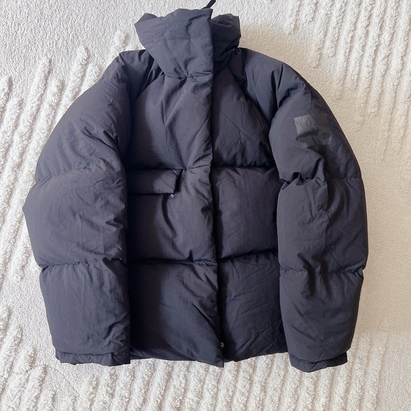 Adidas Women's Sportswear Big Baffle Down Jacket Black Size L * NEW - Picture 8 of 9